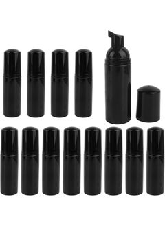 Framendino Framendino, 12 Pack Black Empty Foam Pump Bottles 2 Oz Travel Foaming Soap Dispenser Bottle for Hand Lash Cleanser 