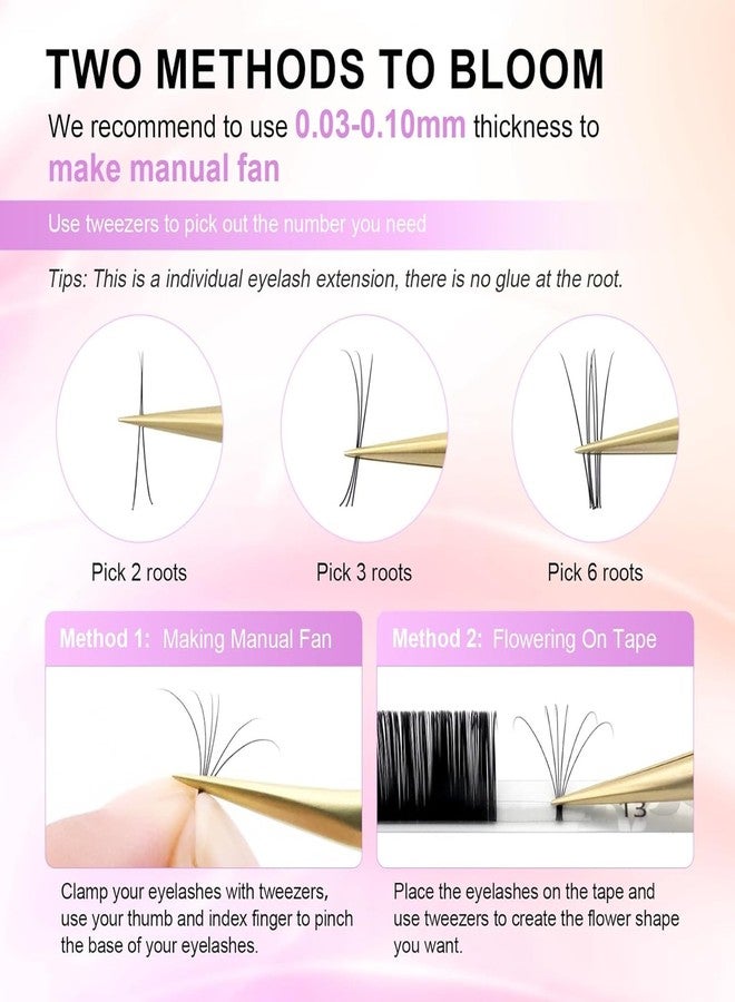 NAGARAKU Eyelash Extensions Individual Lashes 7-15mm Mix Synthetics Classic 16 rows Matte Black Soft Lash Extension (Curl-J, 0.03mm) - Image 5