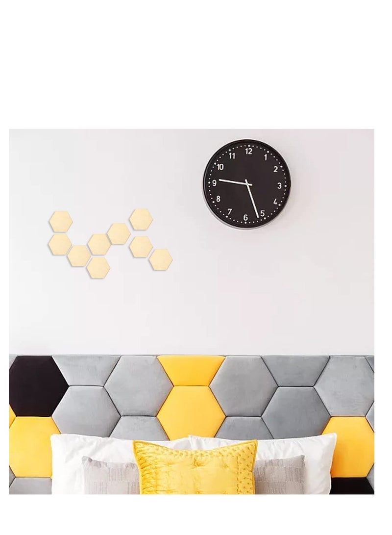 SYOSI 100 Pcs 40mm Hexagon Blank Unfinished Wood Slices for DIY Crafts Home Decoration Games Early Childhood Education - Image 4