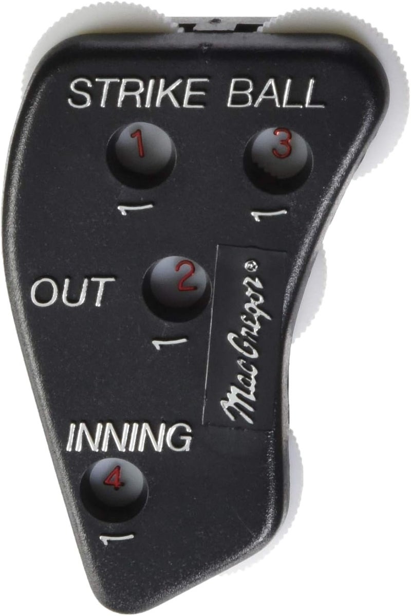 MacGregor 4 Way Umpire's Indicator - Green, Compact Design for Baseball Umpires - Image 1