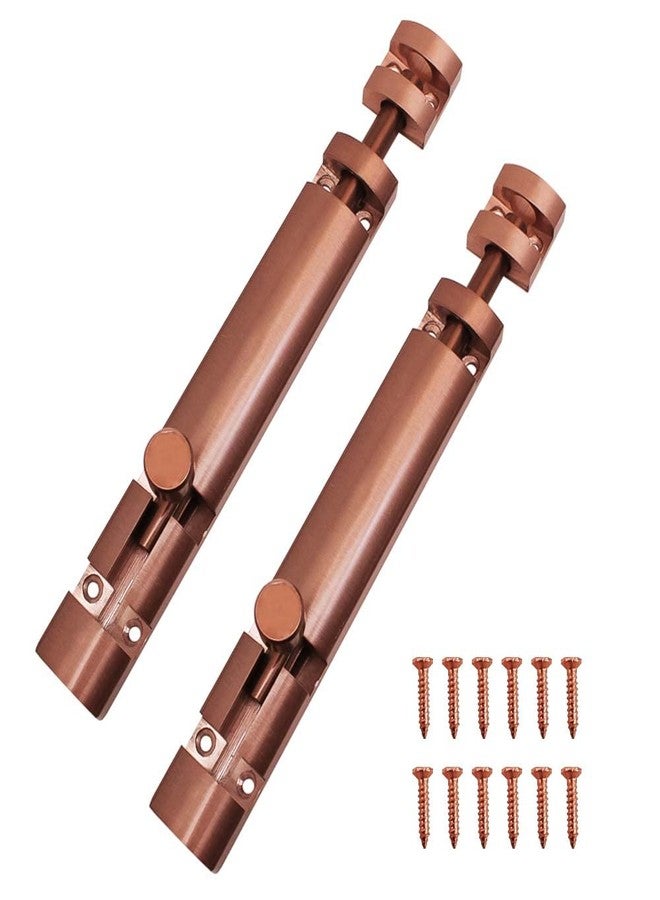 HYDERON Premium (Stainless Steel Rod) (Rose Gold Finish) (Size 6" - 150mm, Set of 2pcs) Xylo Tower Bolt/Door Latch/kundi/chitakni/Chitkini - Image 1