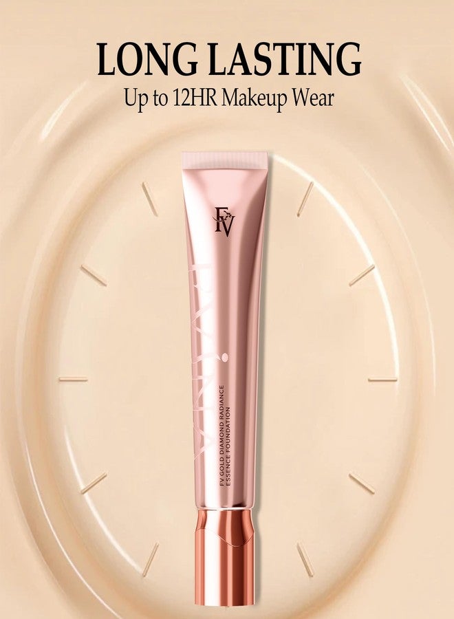 FV Flawless Matte Liquid Foundation, Full Coverage & Oil-Free Foundation Makeup, Hydrating Formula, Long-Wear Foundation for All Skin Types (Natural, 1.05FL.OZ) - Image 5