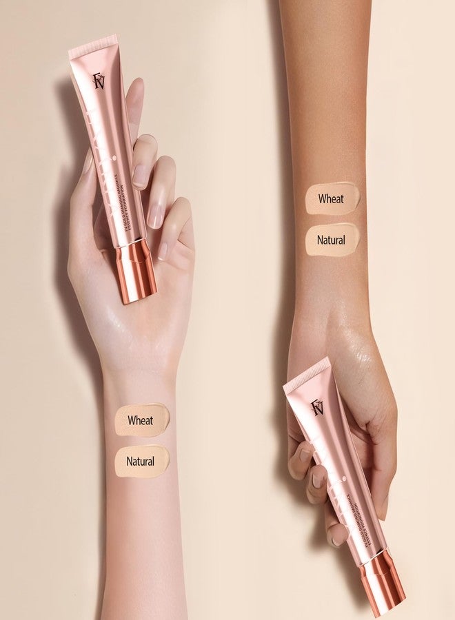 FV Flawless Matte Liquid Foundation, Full Coverage & Oil-Free Foundation Makeup, Hydrating Formula, Long-Wear Foundation for All Skin Types (Natural, 1.05FL.OZ) - Image 3