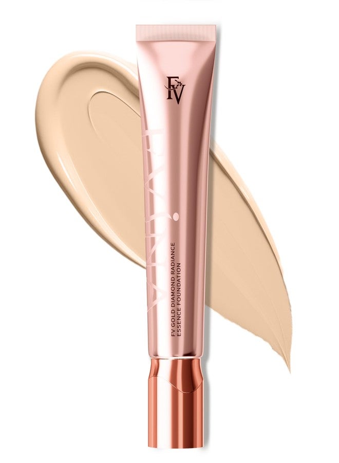 FV Flawless Matte Liquid Foundation, Full Coverage & Oil-Free Foundation Makeup, Hydrating Formula, Long-Wear Foundation for All Skin Types (Natural, 1.05FL.OZ) - Image 1