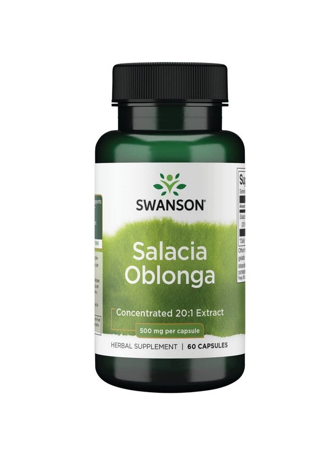 Swanson HERB SALACIA Oblonga 20:1 500MG 60CP - Image 1