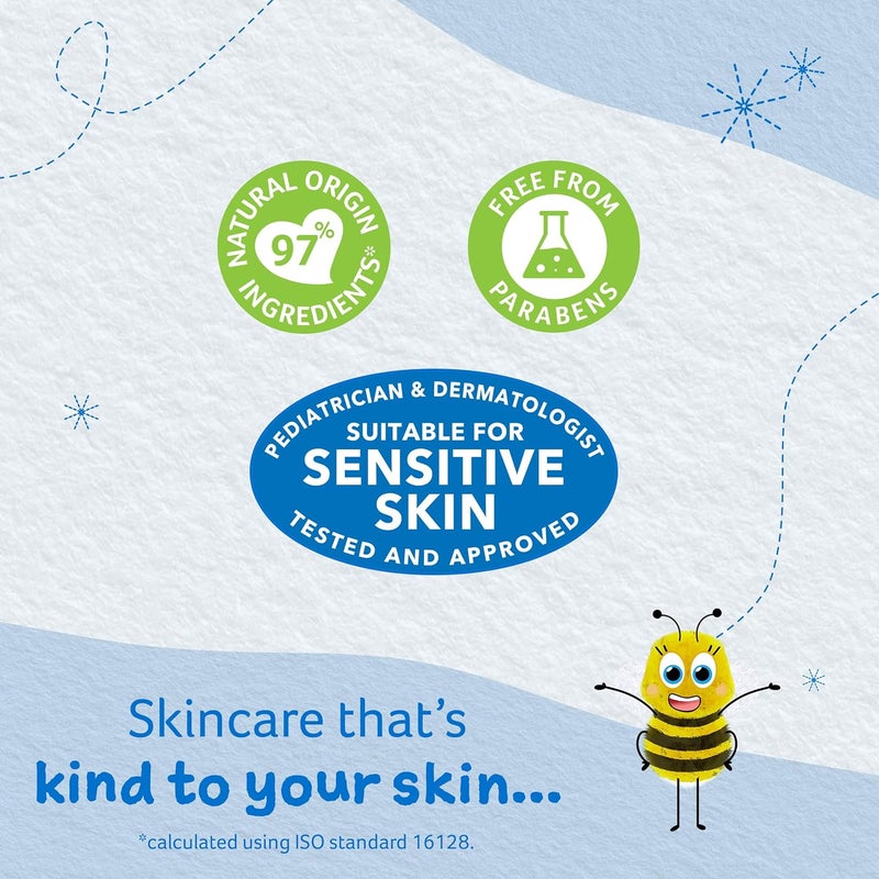 Childs Farm Kids Hair  Body Wash for Dry Sensitive Skin Blackberry  Organic Apple Gently Cleanses Vegan CrueltyFree 84 Fl Oz - Image 4