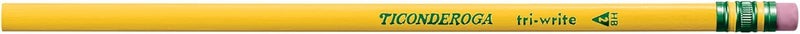 Ticonderoga Dixon Ticonderoga Tri-Write Wooden Pencils, #2 HB Soft Lead, 8 Count - Image 2