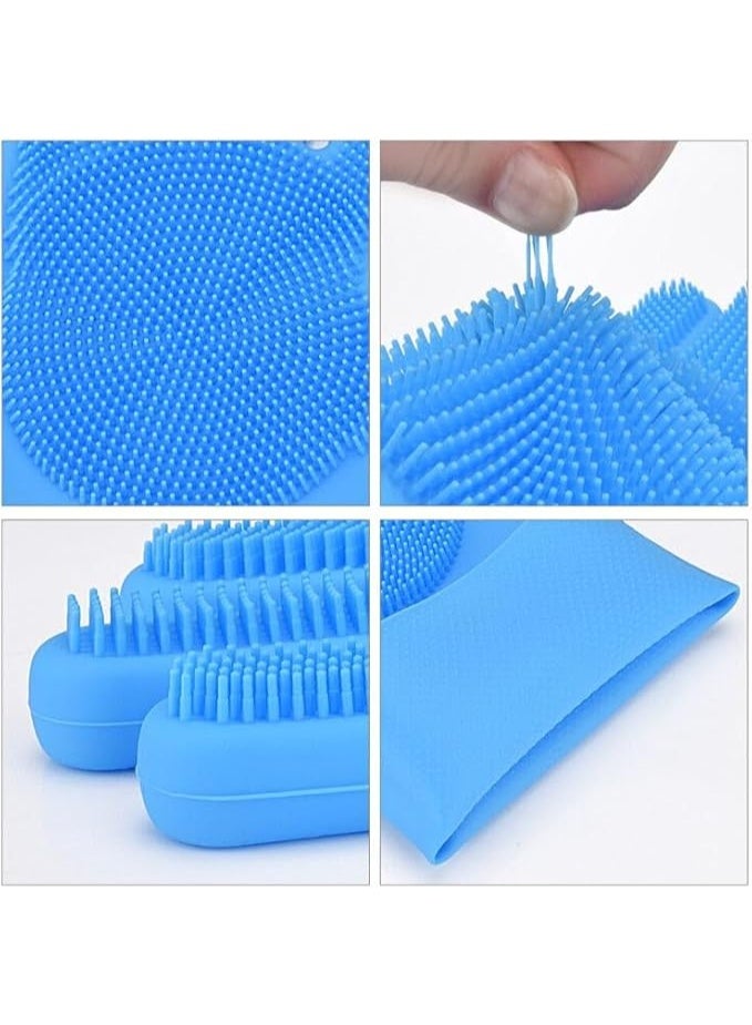 Multi-purpose silicone cleaning gloves for kitchens, bathrooms, and more - Image 3