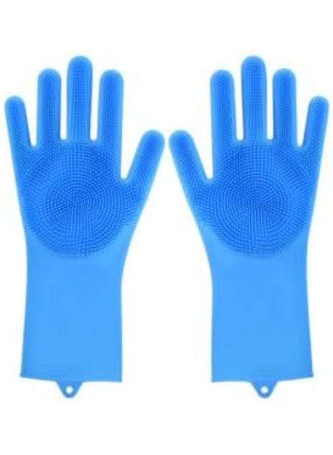 Multi-purpose silicone cleaning gloves for kitchens, bathrooms, and more - Image 2