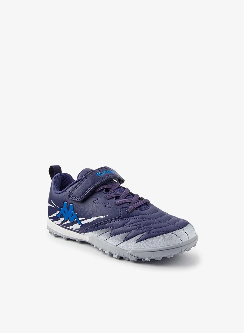 كابا أحذية كرة قدم للأولاد بنعل صناعي وشريط لاصق ولسان سحب