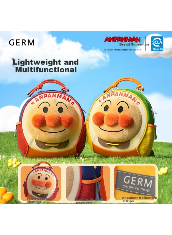 Germ Breadman Kids Backpack Kindergarten School Bag Ultra-light Large Capacity Travel Cute Bag Gift Orange Soda - Image 5