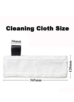 Beauenty 2Pcs Replacement Microfibre Mop Cloths with Pads Set Fits for Karcher EasyFix Steam Cleaner SC2 SC3 SC4 SC5 Accessories  - Image 4