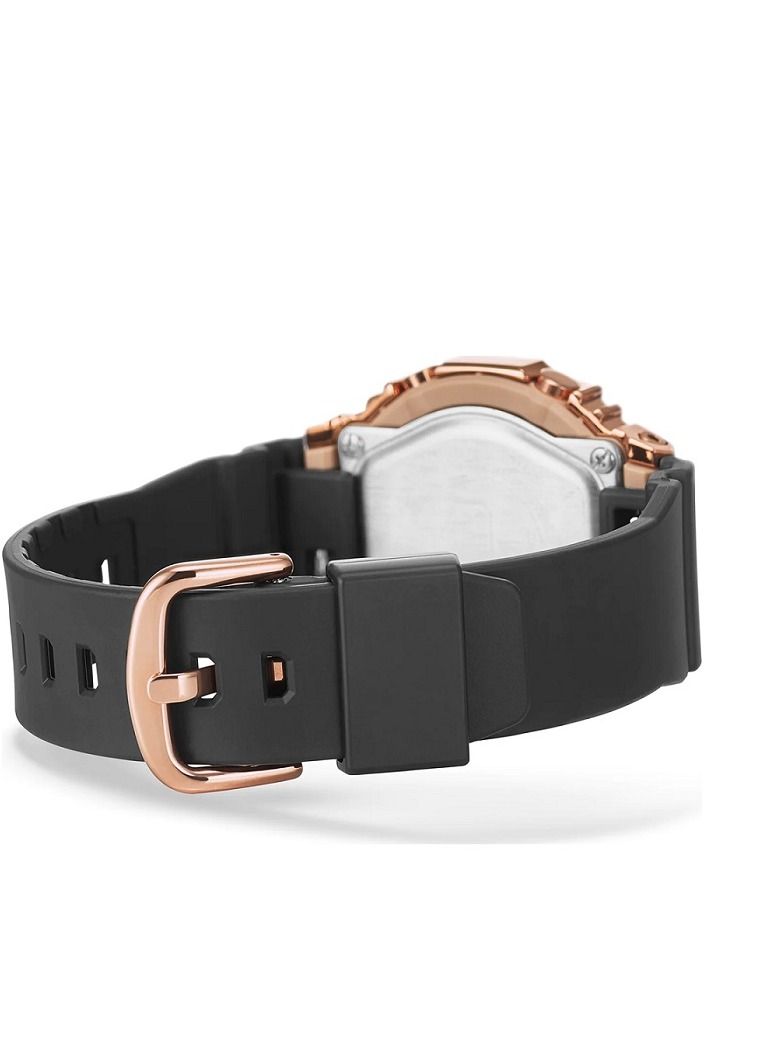 جي شوك ساعة رجالية جي- شوك الرقمية المغطاة بالمعدن المغطى باللون الذهبي الوردي بسوار من الراتنج GM-S2100PG-1A4DR - Image 2