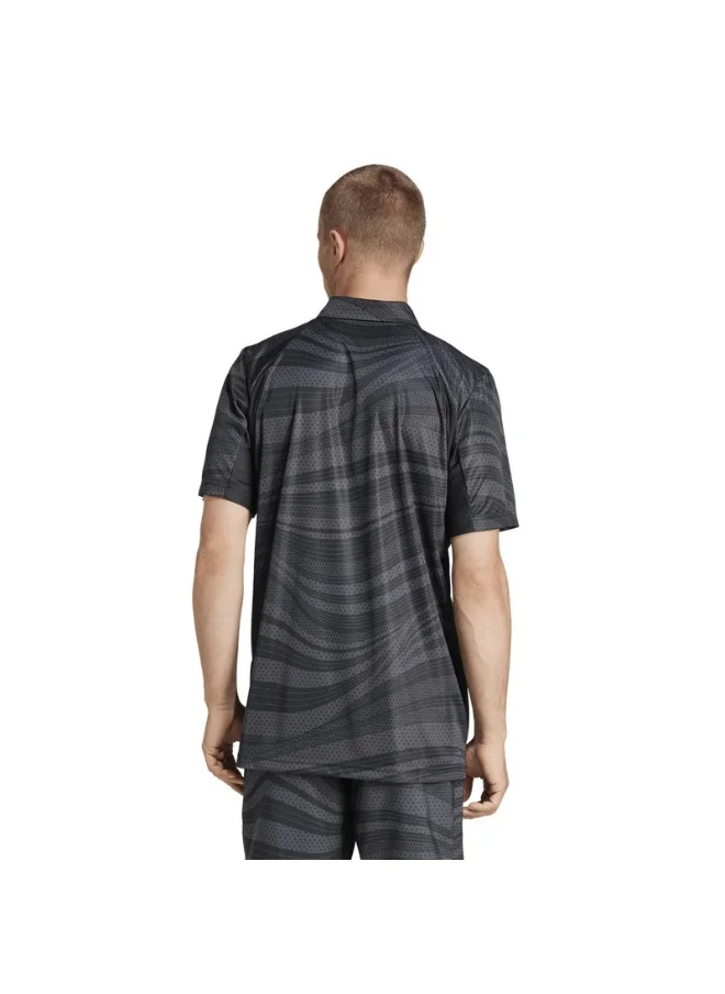 Adidas adidas CLUB GRAPH POLO Black Tennis POLO SHIRTS for Men - XS