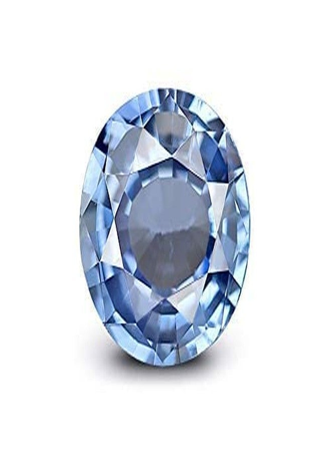 GEMS RIVER 7.87 Carat 8.25 Ratti Blue Sapphire (NEELAM/NILAM Stone) Gemstone (320) - Image 1
