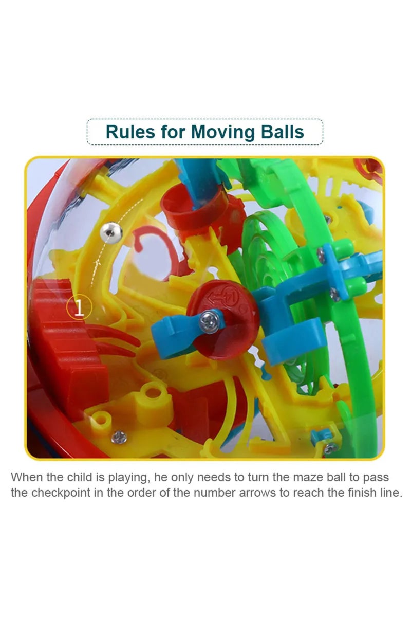 erorex Maze Ball Mini 3D Magic Puzzle Intelligence & Idea Perplexus Maze Game Labyrinth IQ Gifts Display... - Image 5