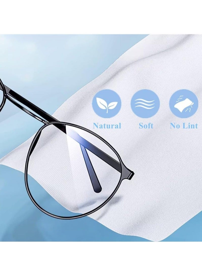 كابتن تيك 100 Pack Lens Cleaning Wipes, Glasses Wipes, Pre-Moistened Lens Wipes for Eyeglasses Individually Wrapped, Screen Wipes - Image 3