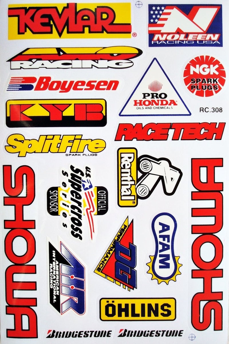 FIEIJ Dirt Bike Motorcycles Supercross Motocross ATV Lot 6 vinyl decals stickers D6015 - Image 5