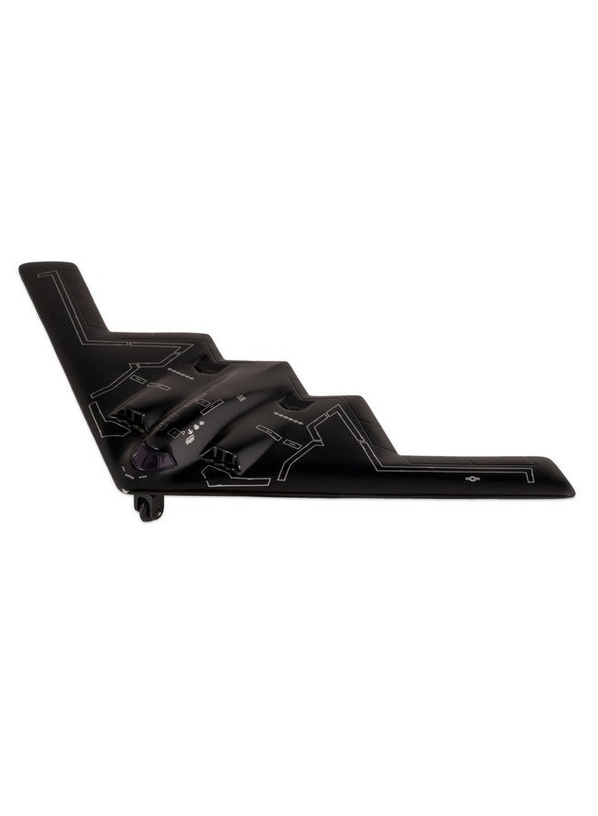 Playmaker Toys 🛦 United States Air Force B-2 Stealth Bomber Jet, 10inch Wide Die Cast Metal Model Toy w/ Pullback Action - Image 1