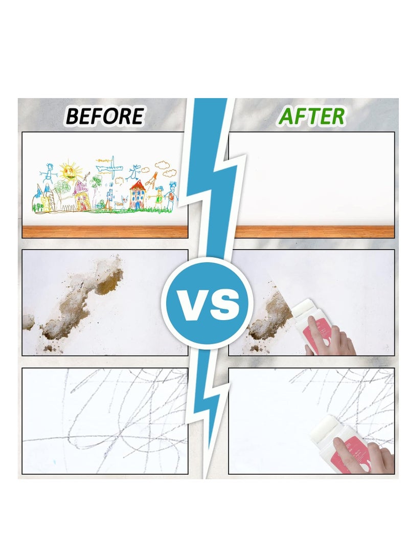 SYOSI Small Roller Wall Patching Brush, Paint Quick Dry, Small Wall Repair Paste Roller Portable Handheld Wall Paint Brush Tool for Concrete Plaster Dry Wall (100ml)  - Image 2
