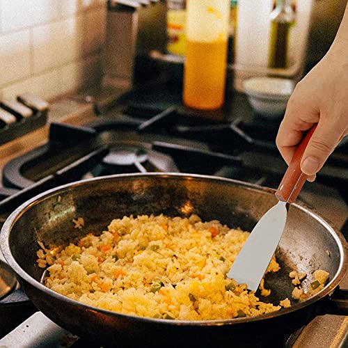 Ramkuwar Stainless Steel Pizza Paddle & Ice Cream Spatula Food Grade Pizza Crust Turner, Chocolate Melting Kitchen Utensil (Pack of 1) - Image 4