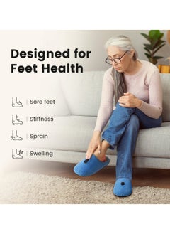 Ru syanl 1 Pair Rechargeable Red Light Therapy for Feet Red and Blue Light Therapy Device at Home 460nm & 660nm & 850nm with Pulse Mode for Feet Healthy  - Image 2