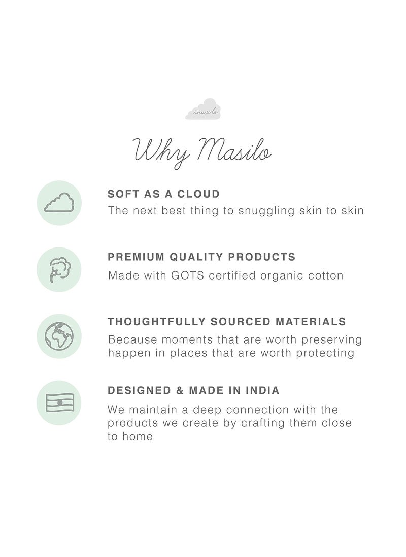 Masilo Masilo Bamboo Muslin Modern Newborn Baby Blanket, Pack of 1 Unisex -Tropical Green  - Image 4