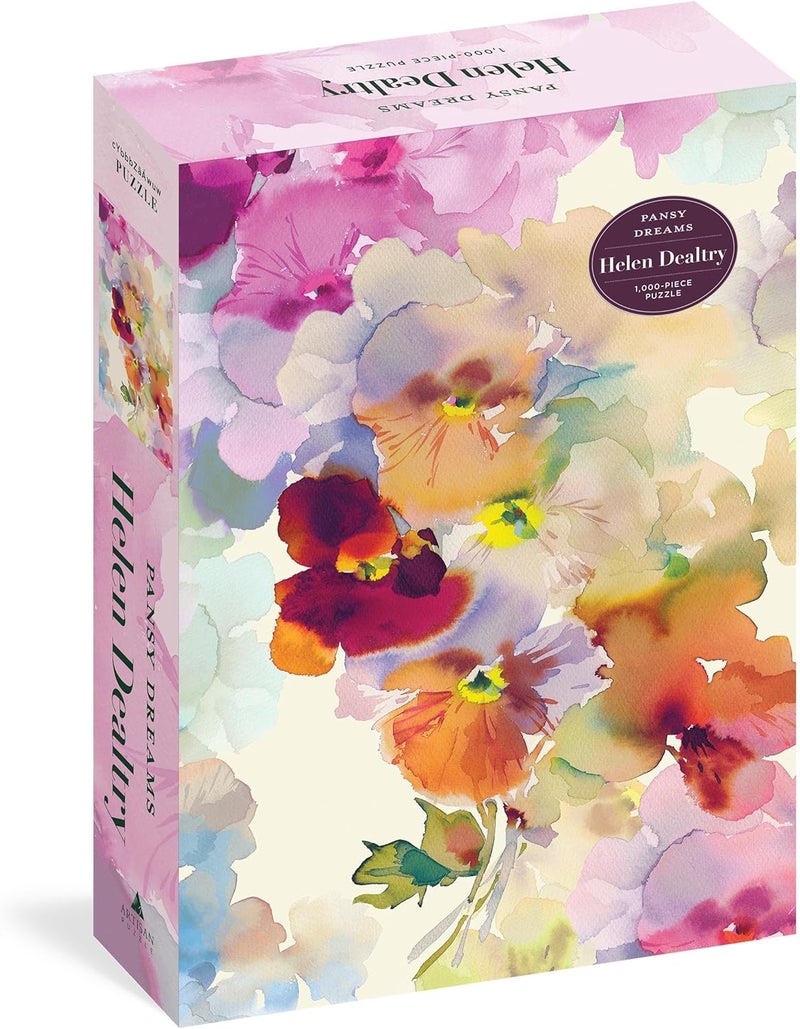 Artisan Pansy Dreams 1,000-Piece Puzzle  - Image 1