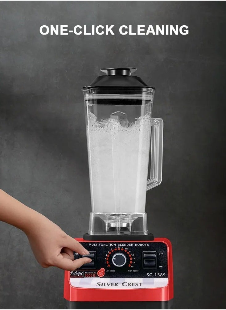 Heavy Duty Blender Mixer Electric High Speed Juicer Food Processor Ice Smoothies Crusher Blander