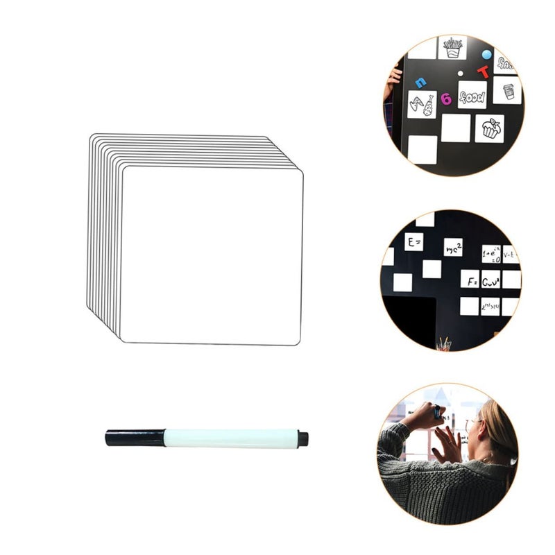 STOBOK Removable Dry Erase Whiteboard Stickers 24pcs for Classroom Home - Image 2