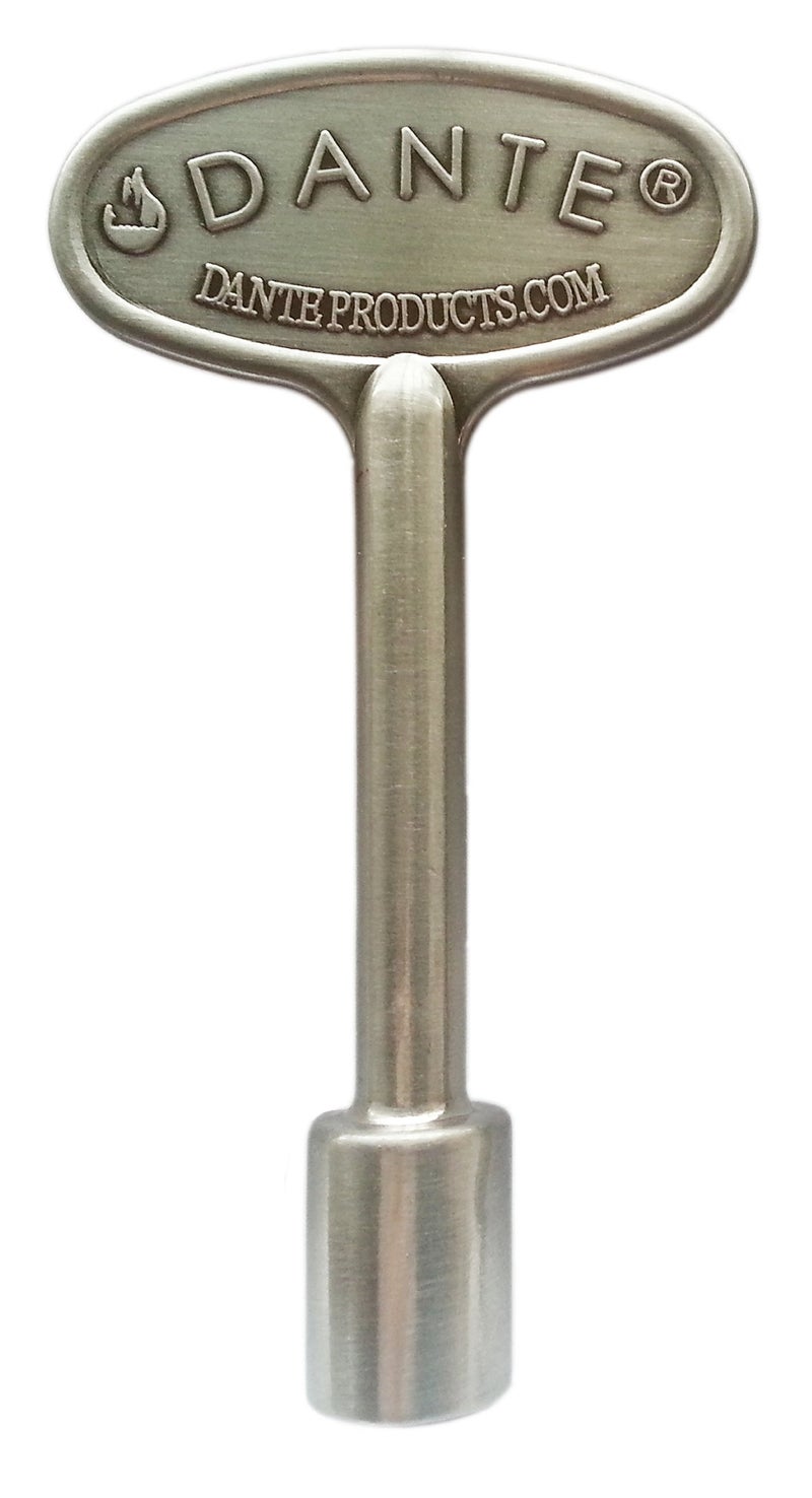 Dante Products Universal Gas Valve Key, 3-Inch, Satin Nickel - Image 3