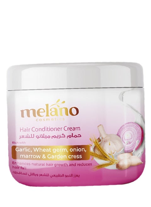 Melano Hair Conditioner Cream 500ML with garlic, marrow, & onion