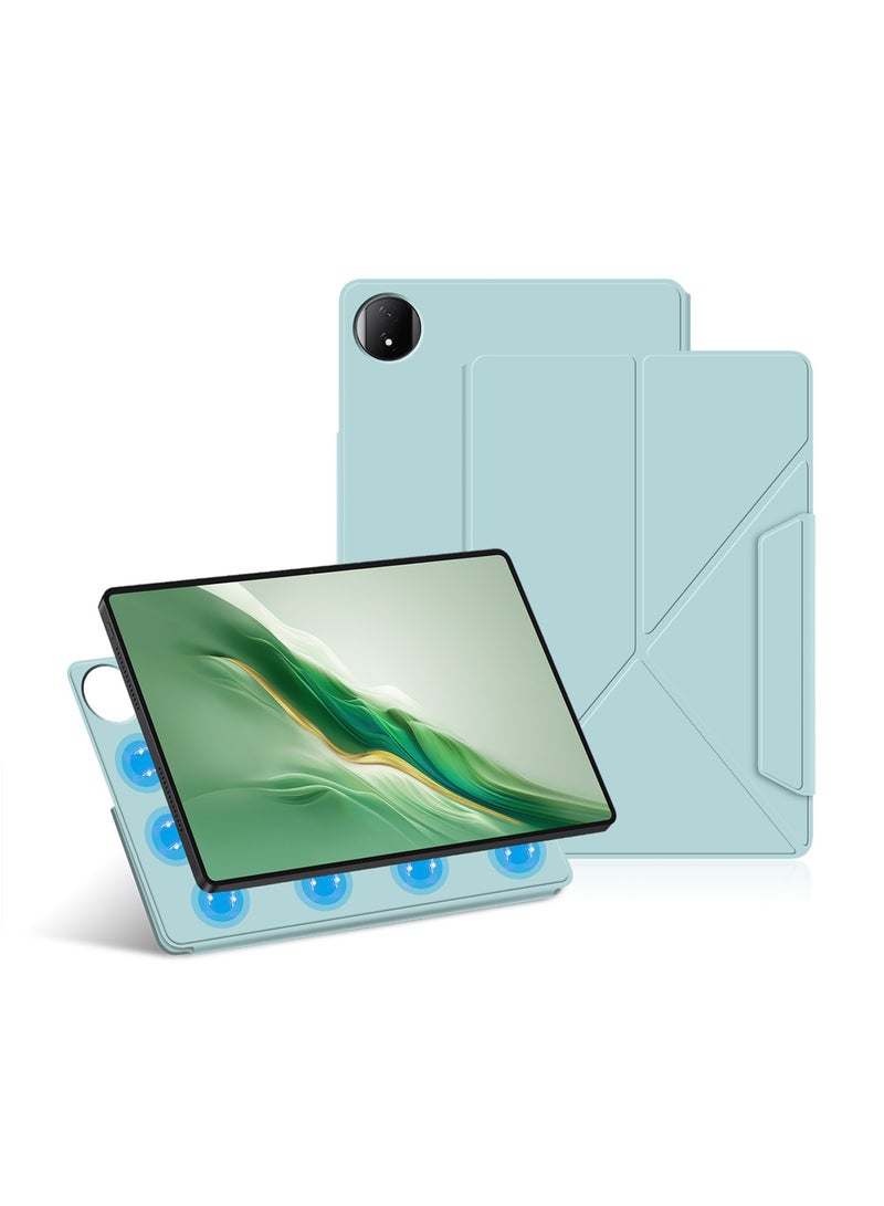 عام حافظة مغناطيسية متوافقة مع هونر ماجيك باد 2 12.3 بوصة 2024 الإصدار المغناطيسي حافظة تابلت ذكية متعددة الرؤية قوس - Image 2