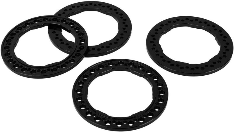 فيجبي حلقات قفل الخرز من الألومنيوم من RiToEasysports RC لـ Axial SCX10 90046، حافة عجلة مقاس 1.9 بوصة، قطر خارجي 2 بوصة، عبوة من 4 قطع مع 96 برغيًا - Image 2