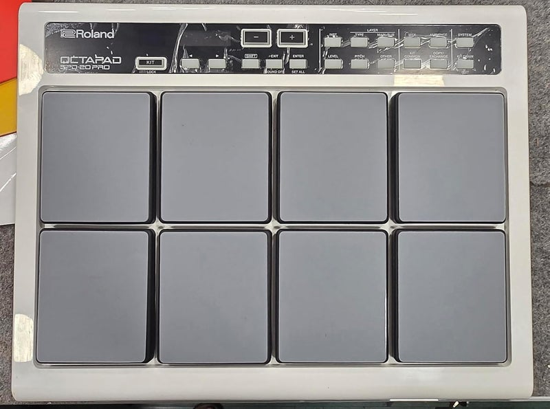 RHYTHM PRO Self Adhesive Silicon Rubber Patchment Set Of 8 Pcs For Roland Octapad SPD20Pro. Super look & Bounce, Ultimate Premium Quality Silicon, Protect Your Octapad From Hard Hitting (Gray Colour) - Image 1