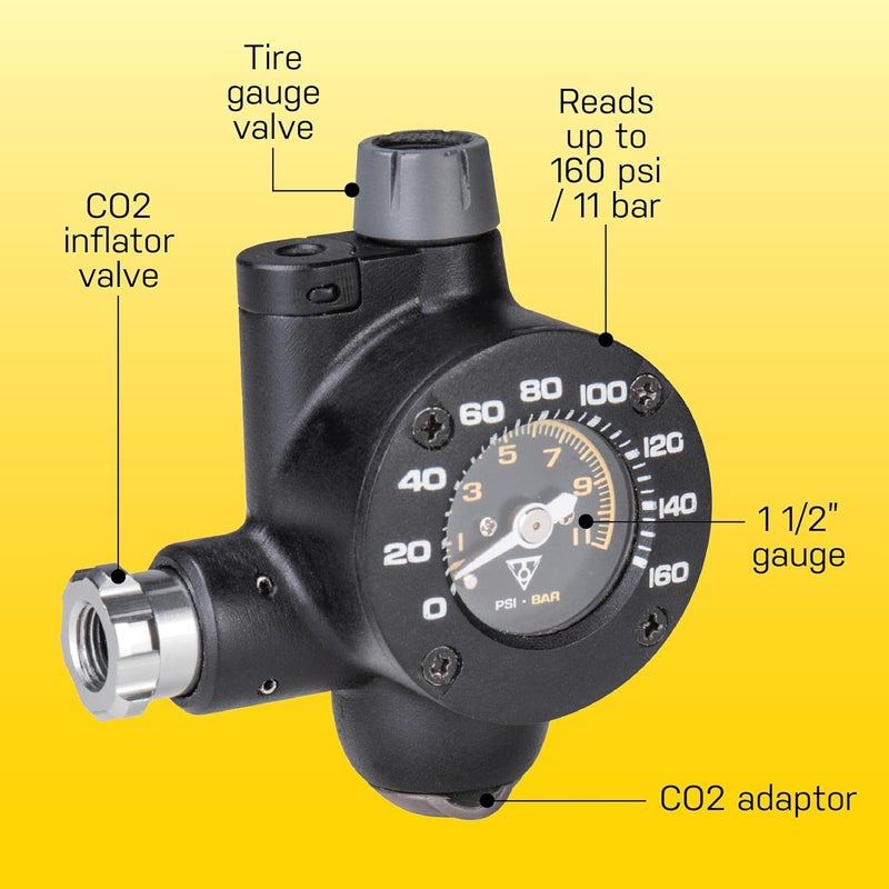 Topeak AirBooster G2 CO2 Inflator and Gauge - One Color, One Size - Image 3