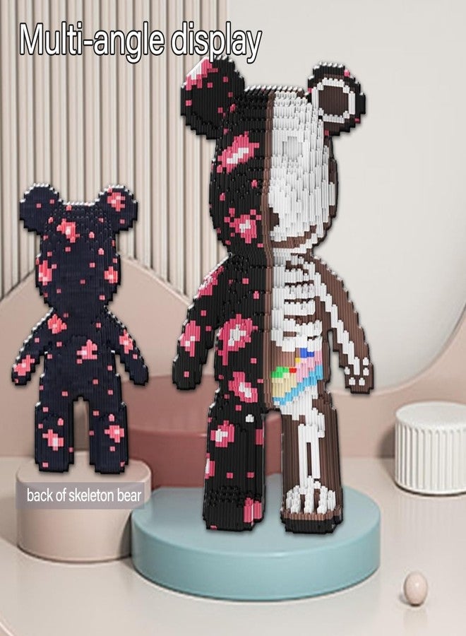DAHONPA Animal Graffiti Skeleton Bear Micro Building Blocks Set（7220PCS）, Gift for Adults and Kids - Image 4