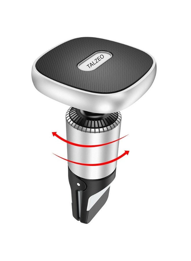 Talzeo Magnetic Car Phone Holder for Air Vent – 360° Rotation, Strong Grip, One-Hand Operation, Compact Design – Compatible with iPhone, Samsung, Huawei & More - Image 1