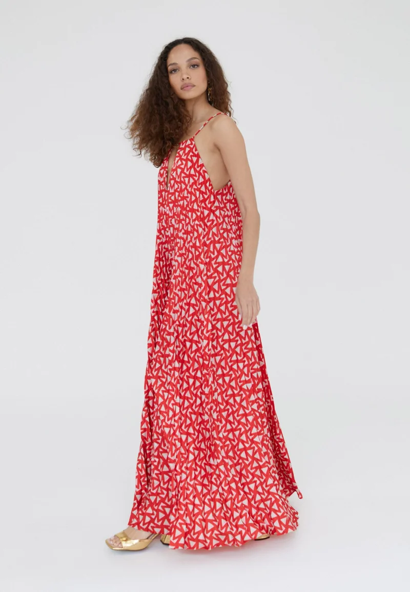 Lola Casademunt Monogrammed halter dress