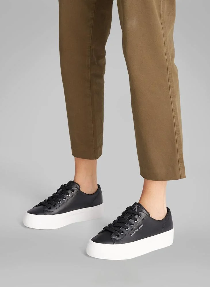 Calvin Klein Jeans VULCANISED FLATFORM LOW TRAINERS