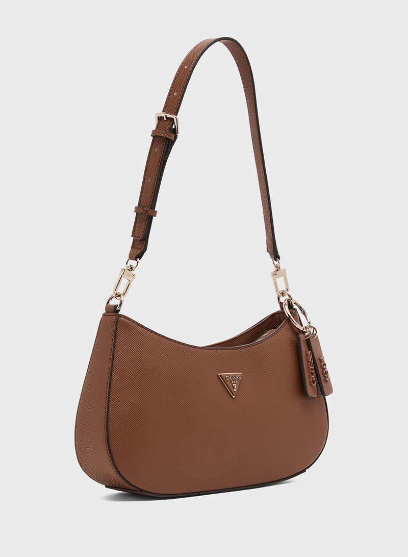 GUESS Noelle II Top Zip Shoulder Bag - Image 3