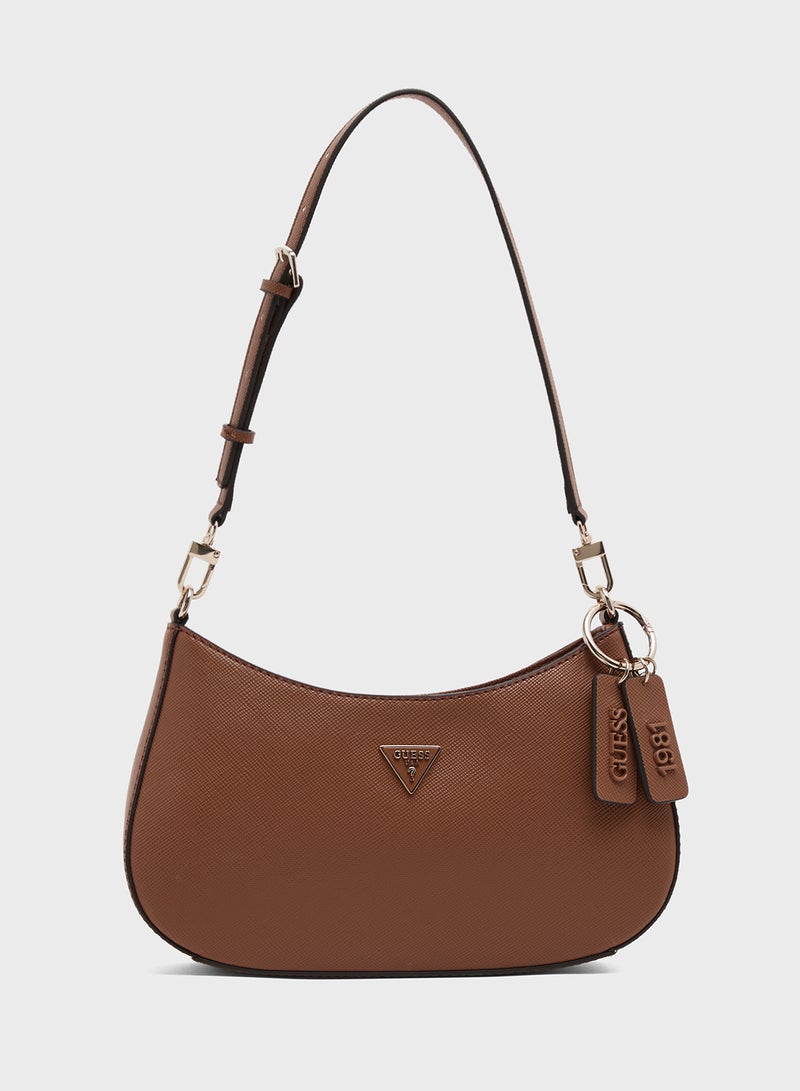 GUESS Noelle II Top Zip Shoulder Bag - Image 1