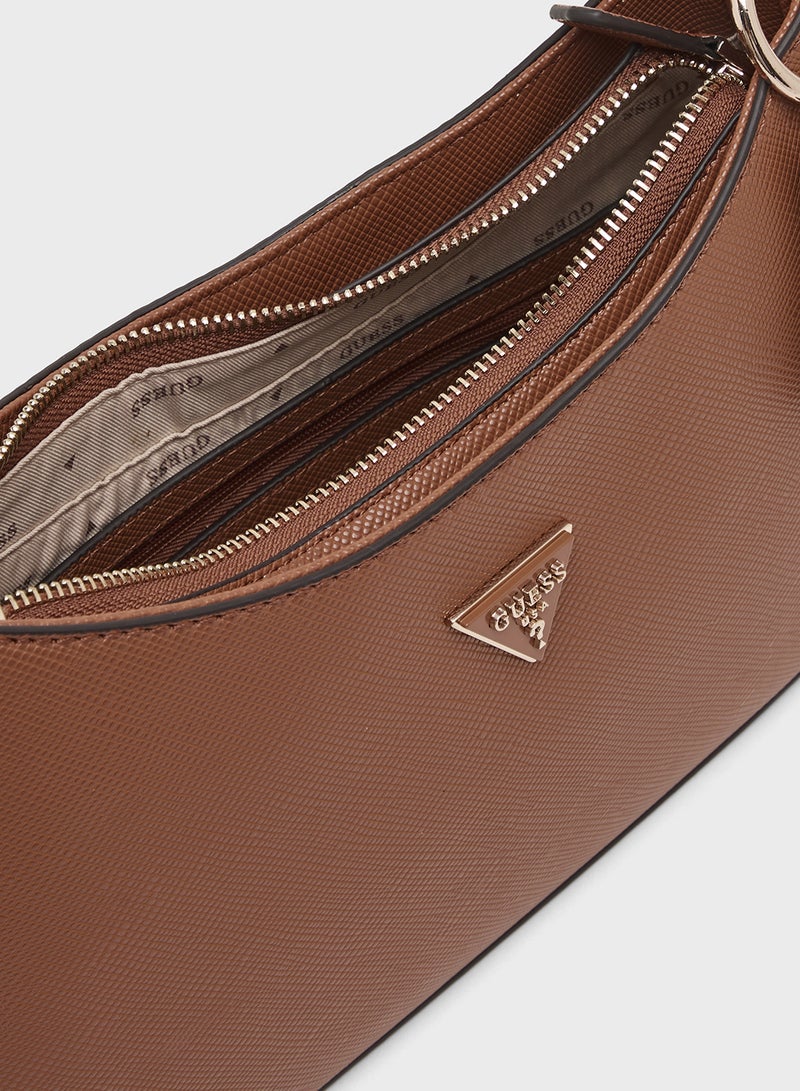GUESS Noelle II Top Zip Shoulder Bag - Image 5