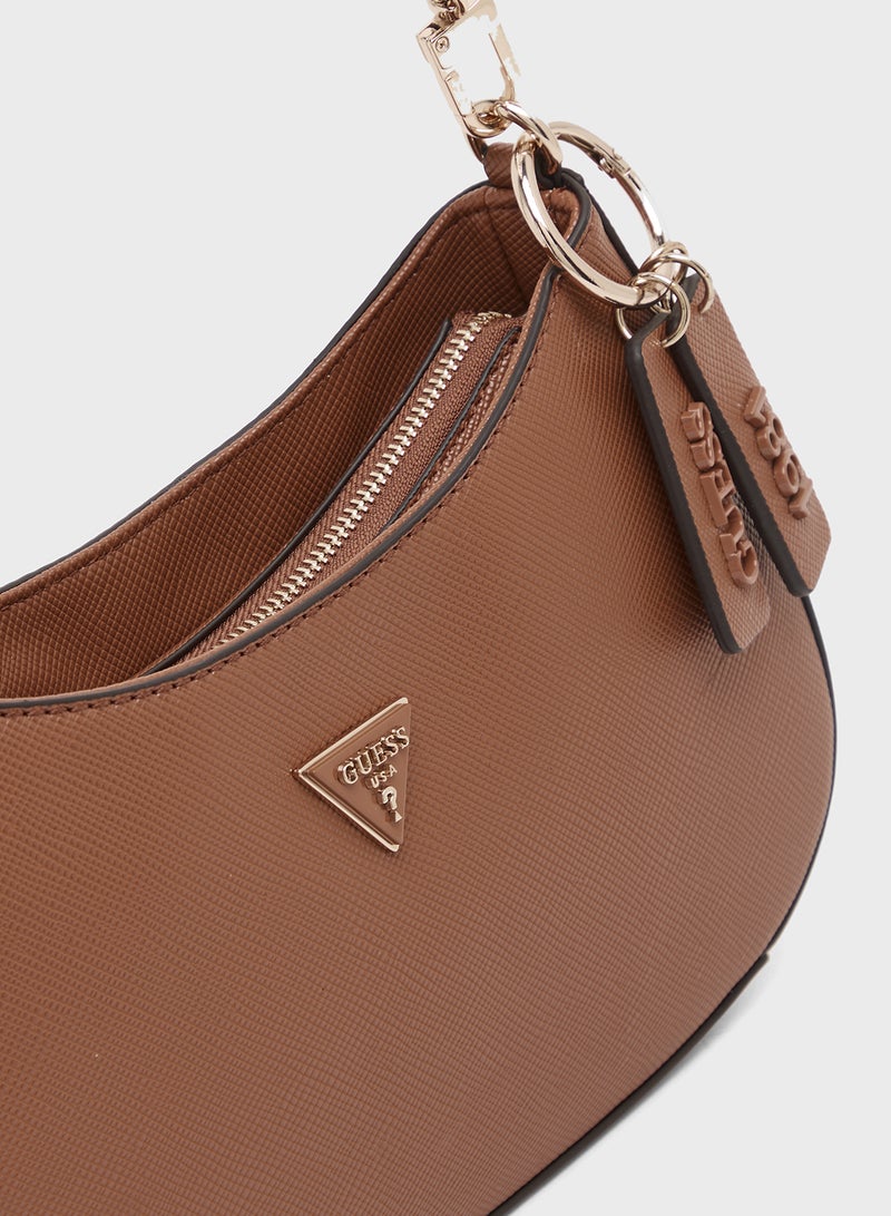 GUESS Noelle II Top Zip Shoulder Bag - Image 4