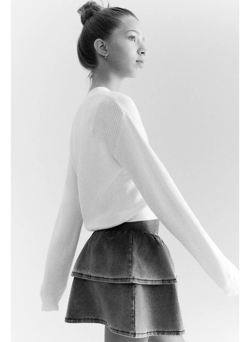 اتش اند ام Denim-look skirt