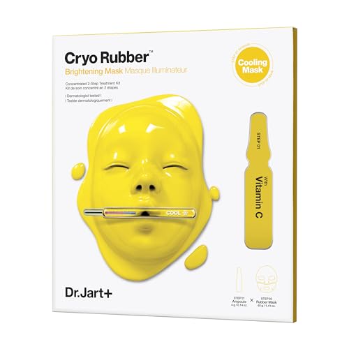 Dr. Jart Dr.Jart+ Cryo Rubber Brightening Korean Face Mask with Niacinamide| Korean Skin Care | Travel Size, 1 Pack - Image 1