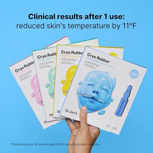 Dr. Jart Dr.Jart+ Cryo Rubber Brightening Korean Face Mask with Niacinamide| Korean Skin Care | Travel Size, 1 Pack - Image 5