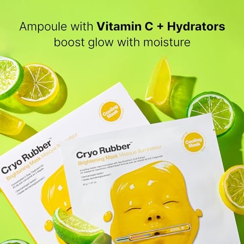 Dr. Jart Dr.Jart+ Cryo Rubber Brightening Korean Face Mask with Niacinamide| Korean Skin Care | Travel Size, 1 Pack - Image 4