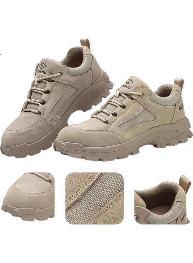 Dinggu Men'S Breathable Labor Protection Shoes For Construction Sites, Anti-Odor, Electrician Insulation, Anti-Smashing, Anti-Stabbing, Steel Toe F506Mhbu45 - Image 2