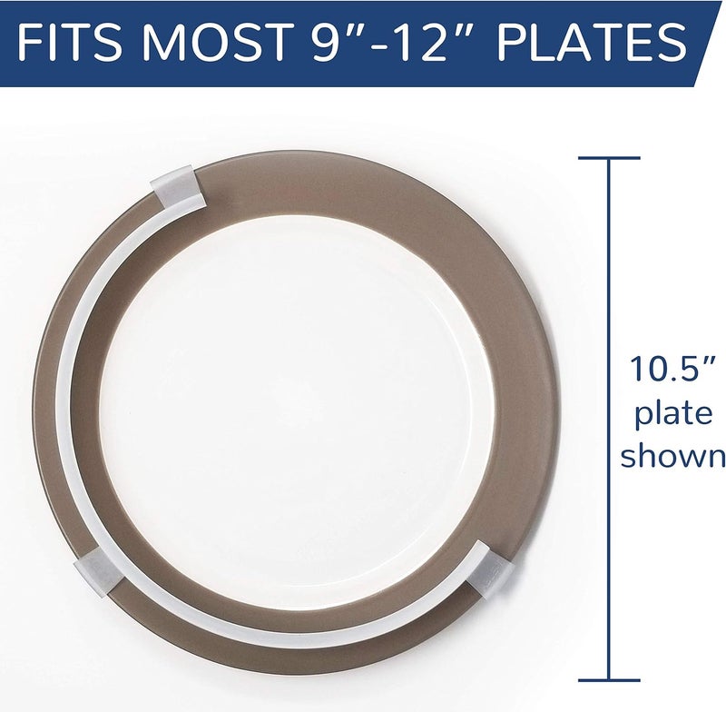 ABLET 2 Pack - Plate Guard, Designed by an OTR/L, Fits Most 9" to 12" Plates - Image 2